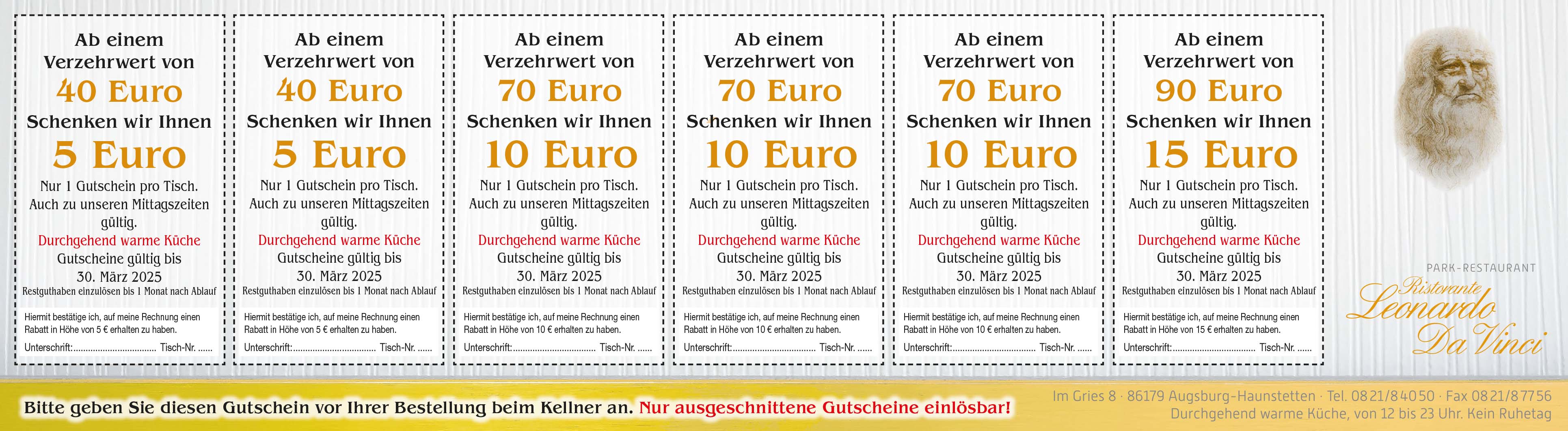 Leonardo da Vinci - Ristorante Pizzeria Augsburg-Haunstetten